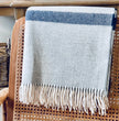 Coastal Lambswool Throw - Hygge SHORES