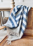 Coastal Lambswool Throw - Hygge SHORES