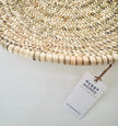 Decorative Woven Tray with Handles - 2 Sizes - Hygge SHORES