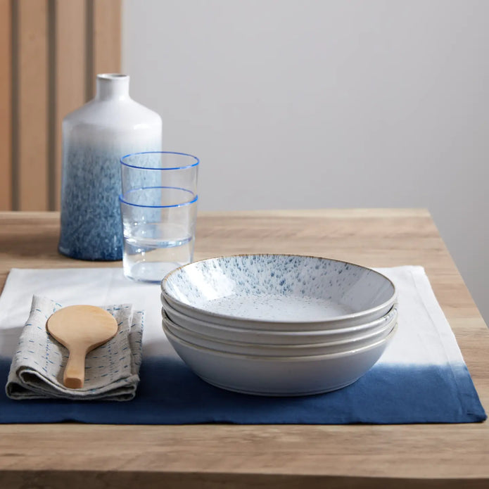 Denby Stoneware Kiln Blue Pasta Bowl - Hygge SHORES