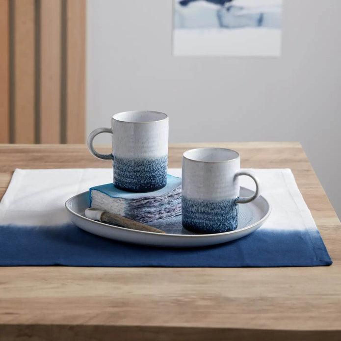 Denby Stoneware Kiln Blue Ridged Mug - Hygge SHORES