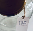 Hammered Glass Storage Container With Lid - 3 Sizes - Hygge SHORES