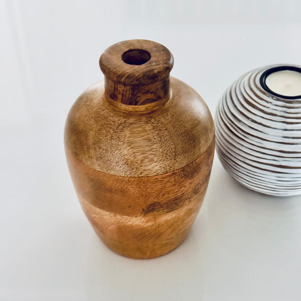 Mango Wood Vase - Hygge SHORES