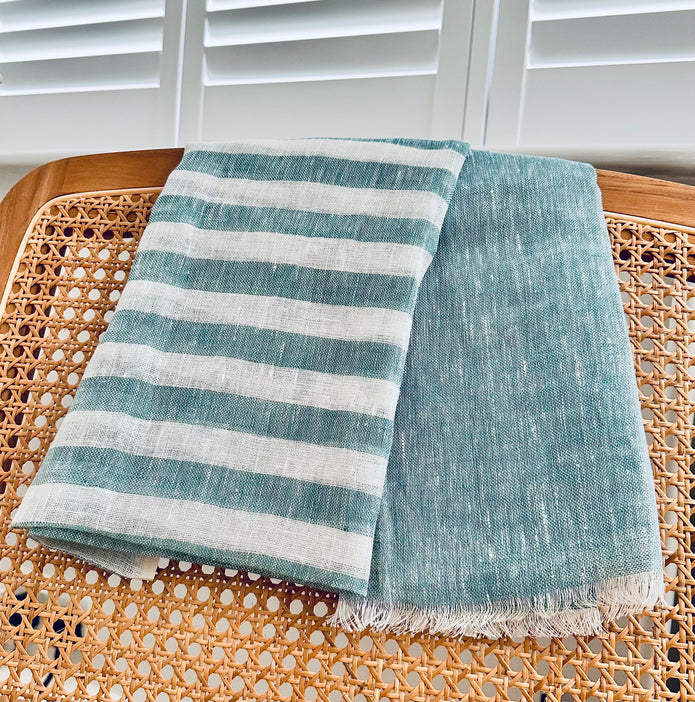 Sea Blue Scarf - Hygge SHORES
