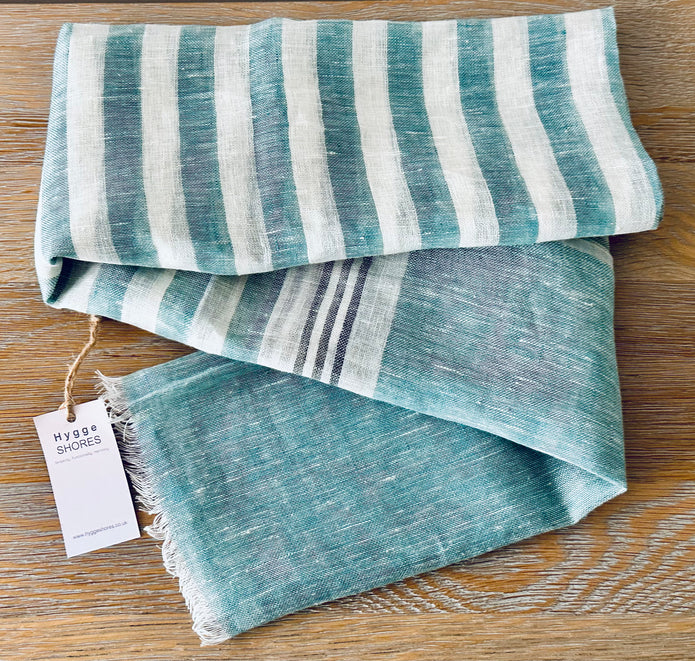 Sea Blue Scarf - Hygge SHORES