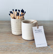 Stoneware Match Holder & Striker - 2 Colours - Hygge SHORES