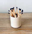 Stoneware Match Holder & Striker - 2 Colours - Hygge SHORES
