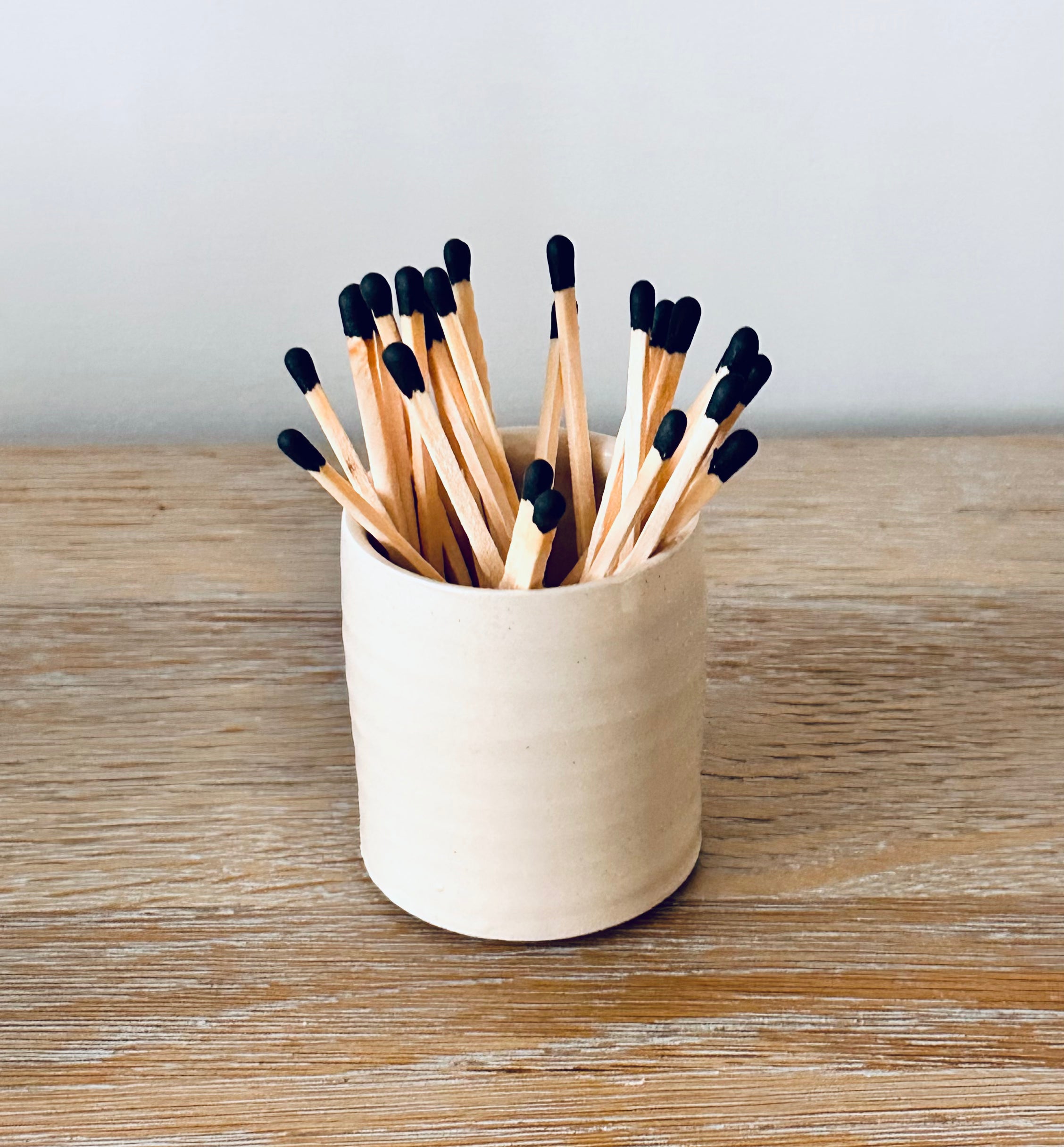 Stoneware Match Holder & Striker - 2 Colours - Hygge SHORES