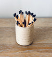 Stoneware Match Holder & Striker - 2 Colours - Hygge SHORES