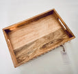 White Wash Wooden Serving Tray - 2 Sizes - Hygge SHORES
