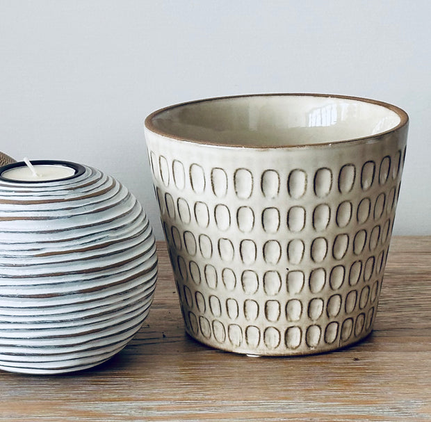 Cream Pot Planter