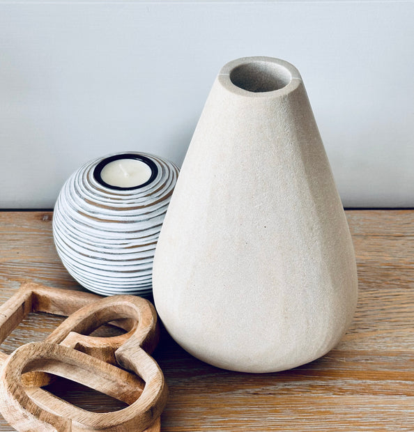 Rustic Sandstone Vase - Hygge SHORES
