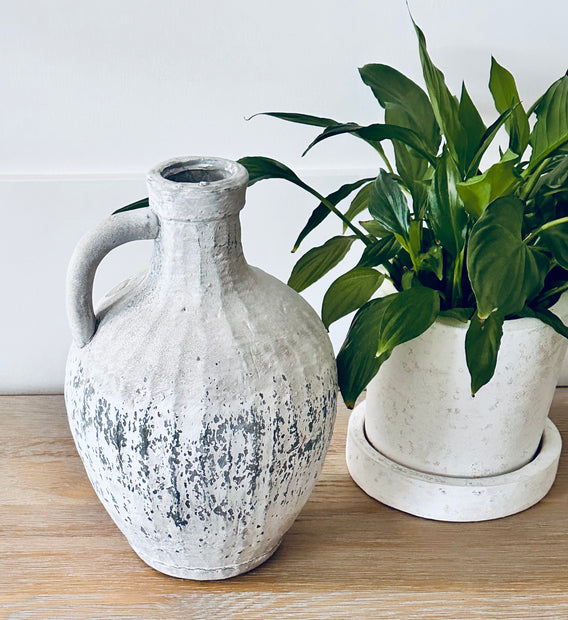 Rustic Stone Bottle Vase - Hygge SHORES