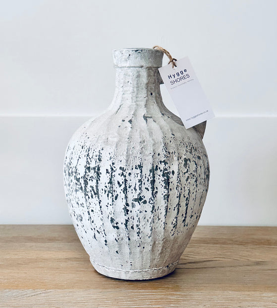 Rustic Stone Bottle Vase - Hygge SHORES