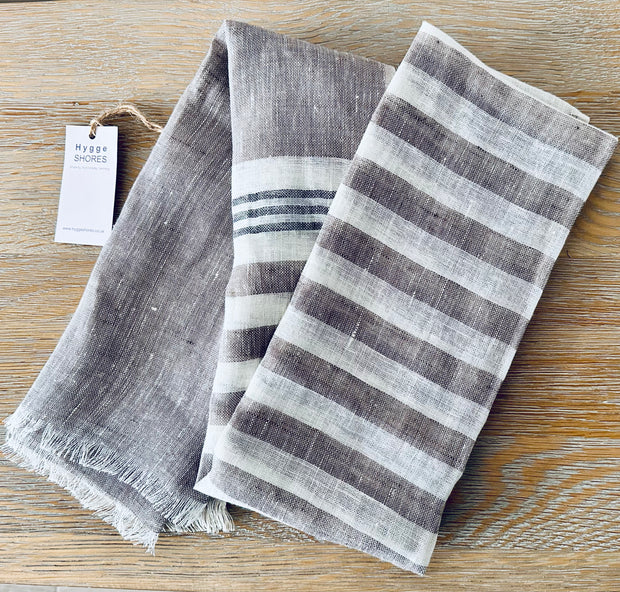 Sand Stripe Scarf - Hygge SHORES
