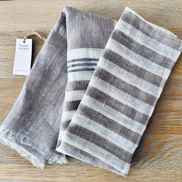 Sand Stripe Scarf - Hygge SHORES